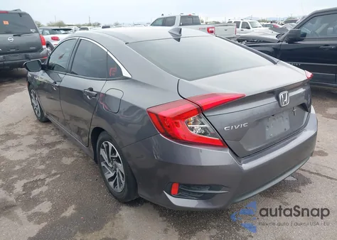 2018 Honda Civic Ex z USA, uszkodzony, nr VIN 2HGFC2F70JH581211